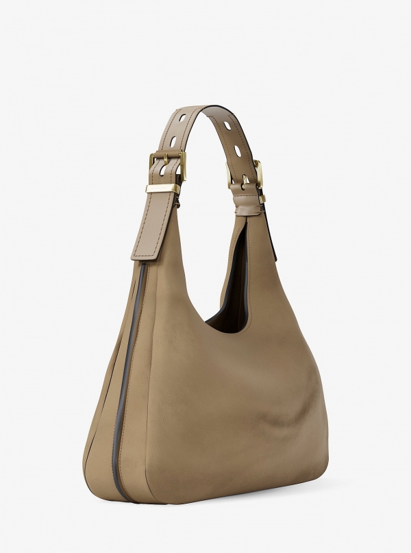 MICHAEL Michael Kors Nolita Large Nubuck Hobo Shoulder Bag