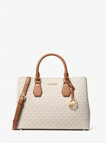 MICHAEL Michael Kors Camille Large Signature Logo Satchel