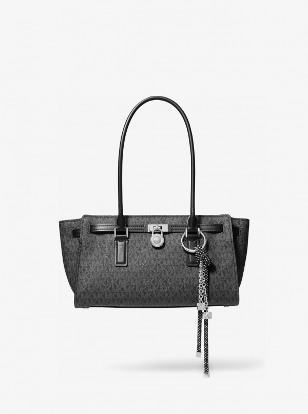 MICHAEL Michael Kors Hamilton Moderne Small Signature Logo Satchel
