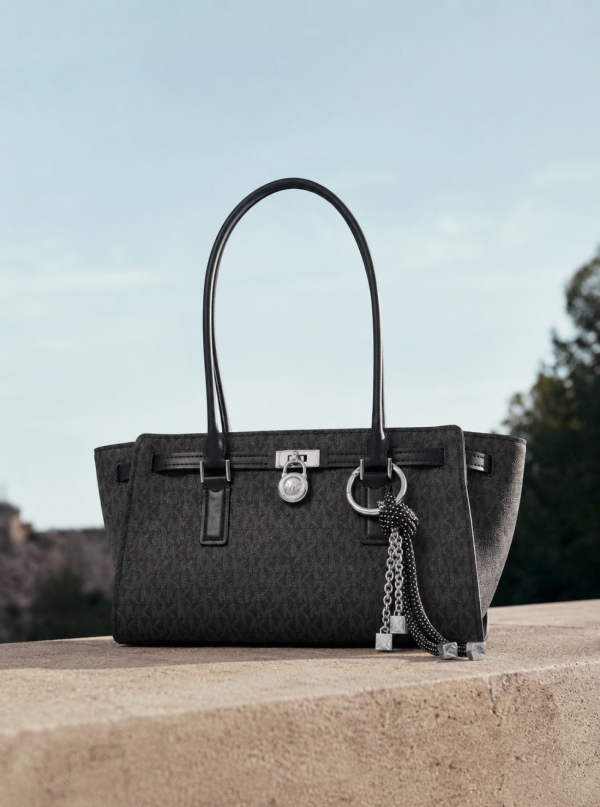 MICHAEL Michael Kors Hamilton Moderne Small Signature Logo Satchel