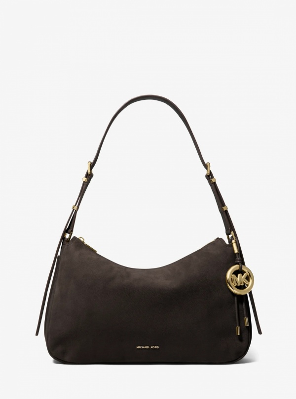 Michael Kors Nolita Medium Nubuck Shoulder Bag