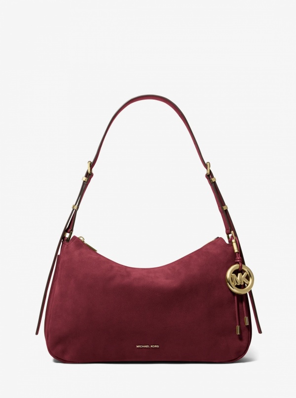 Michael Kors Nolita Medium Nubuck Shoulder Bag