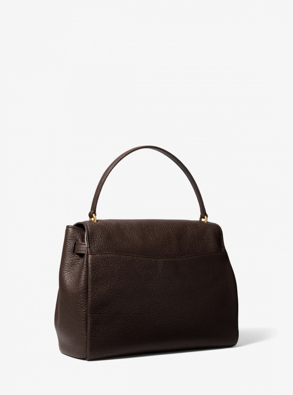 Michael Kors Hamilton Moderne Large Textured Leather Slouchy Satchel