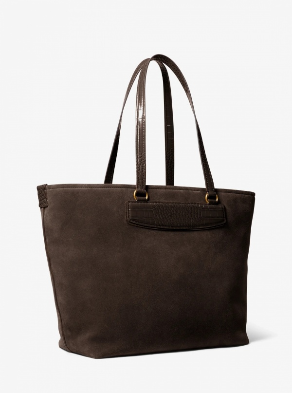 Michael Kors Jet Set Travel Extra-Large Suede Tote Bag
