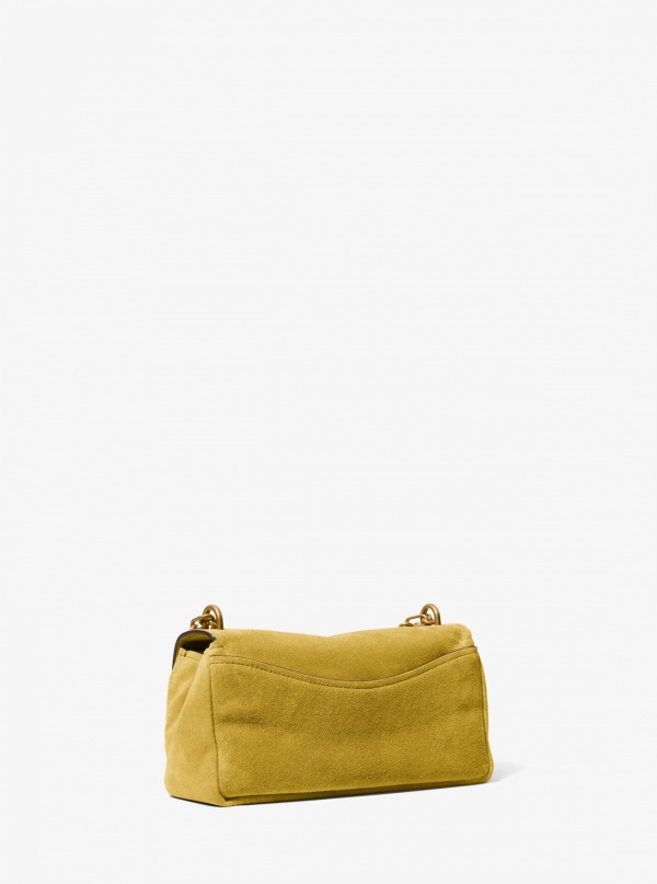 Michael Kors Bryant Small Suede Convertible Shoulder Bag