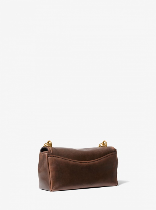 Michael Kors Bryant Small Leather Convertible Shoulder Bag