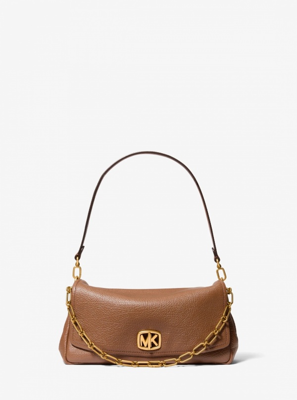 Michael Kors Bryant Large Textured Leather Convertible Shoulder Bag
