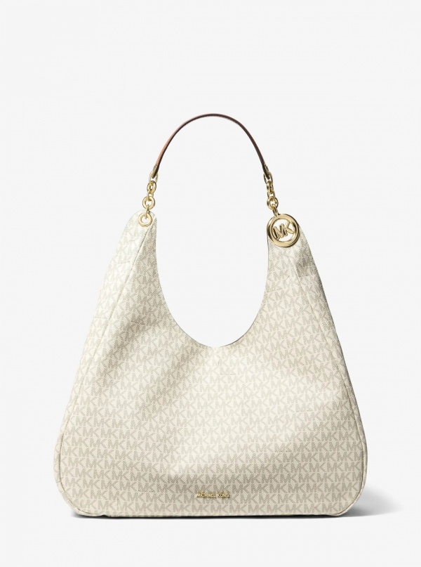 Michael Kors Ellie Large Signature Logo Shoulder Bag