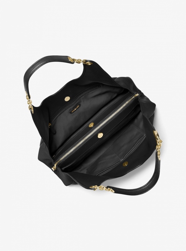 Michael Kors Ellie Large Pebbled Leather Shoulder Bag