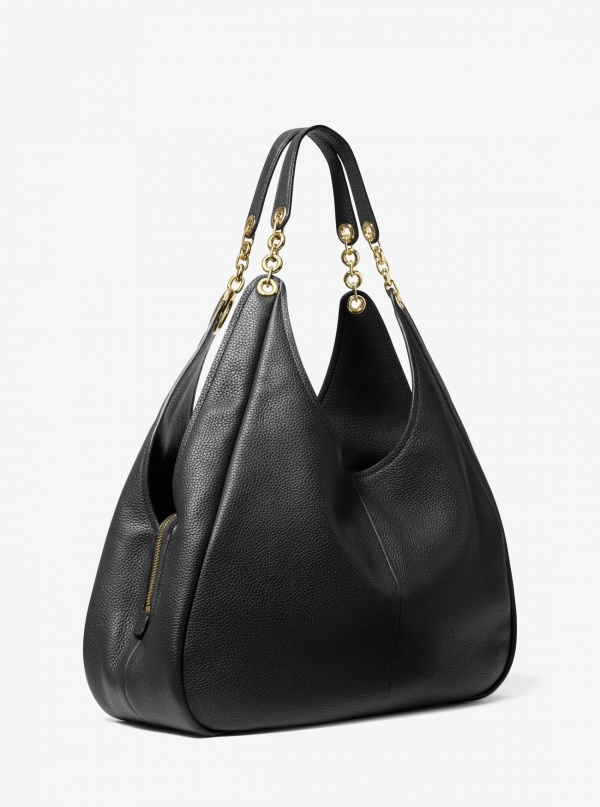 Michael Kors Ellie Large Pebbled Leather Shoulder Bag