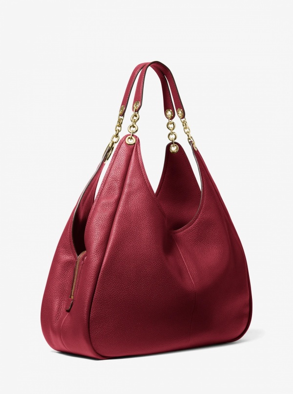 Michael Kors Ellie Large Pebbled Leather Shoulder Bag