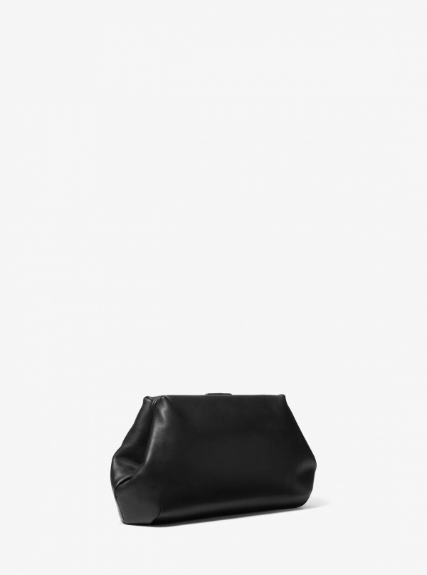Michael Kors Goldie Large Leather Clutch