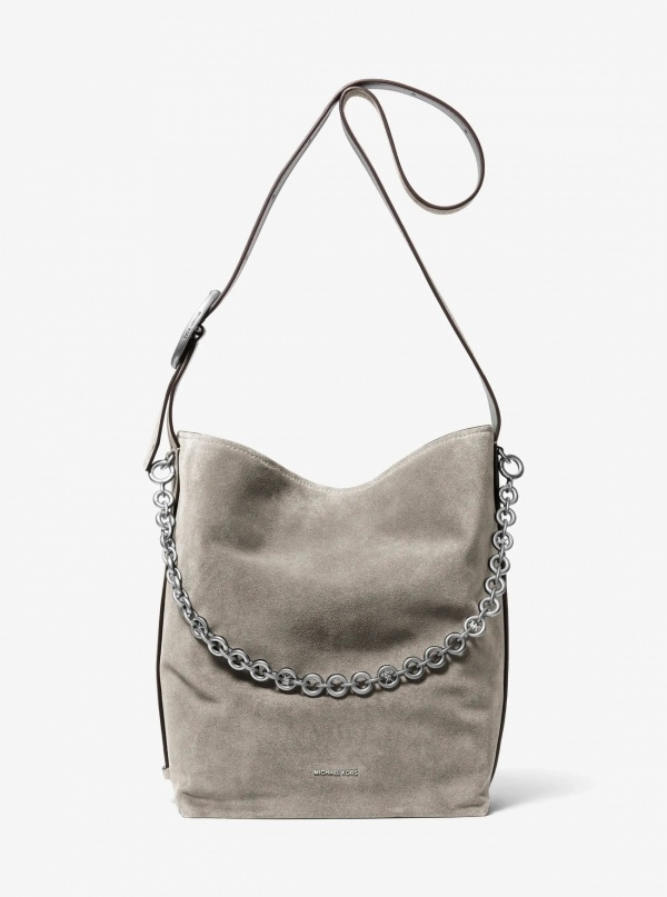 Michael Kors Nolita Large Suede Bucket Bag