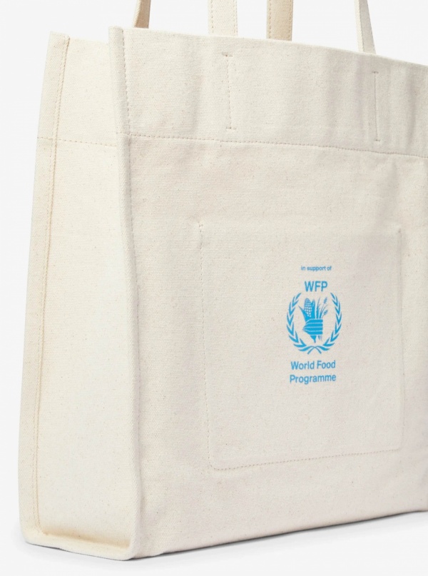 Michael Kors Watch Hunger Stop Cotton Canvas Tote Bag