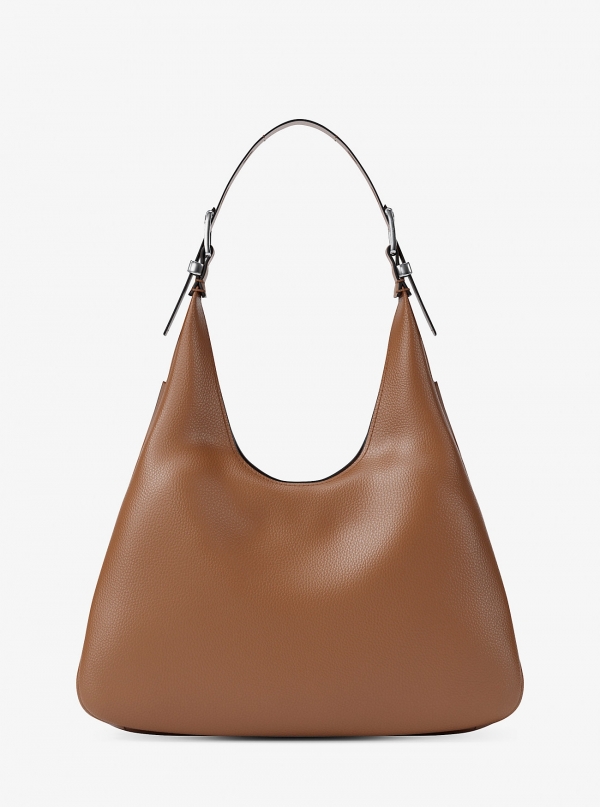 MICHAEL Michael Kors Nolita Large Pebbled Leather Hobo Shoulder Bag