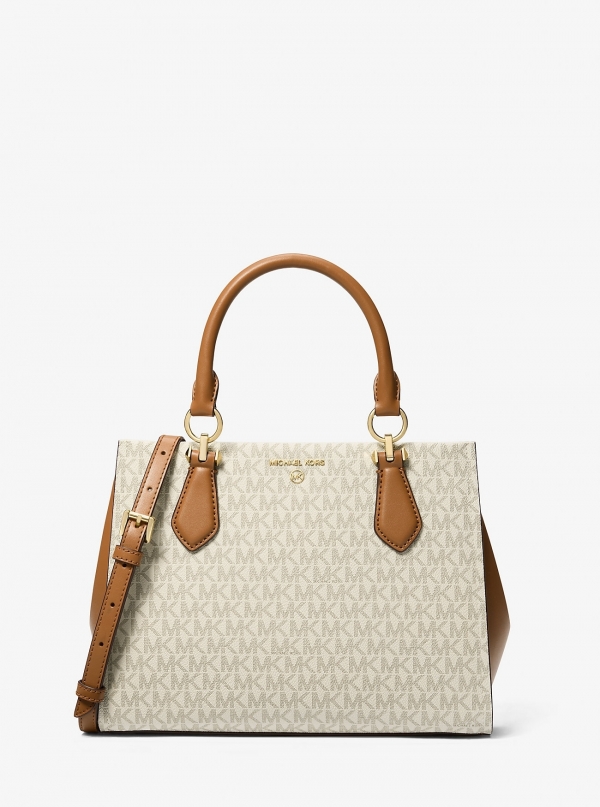 MICHAEL Michael Kors Marilyn Medium Logo Satchel