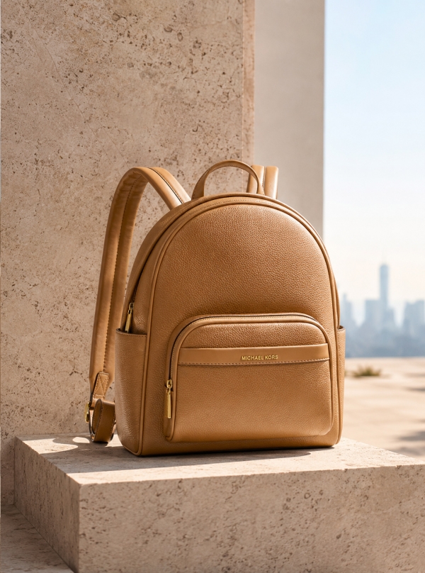 MICHAEL Michael Kors Bex Medium Pebbled Leather Backpack
