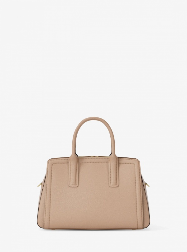 Michael Kors Laila Small Pebbled Leather Satchel