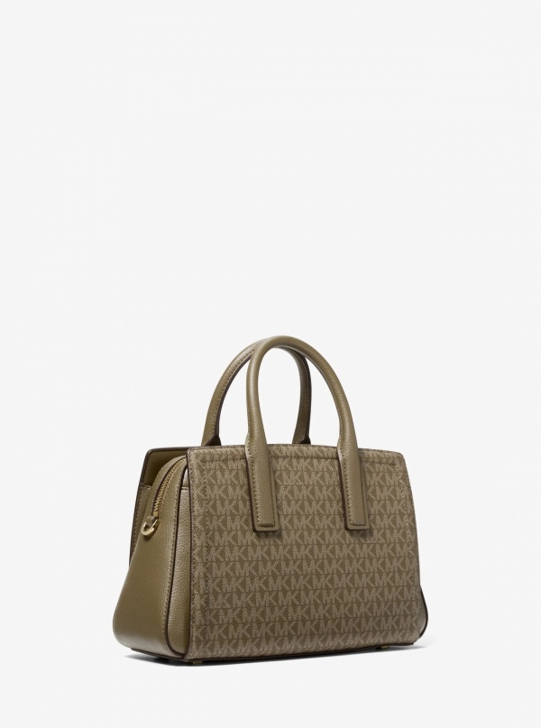 Michael Kors Laila Small Signature Logo Satchel