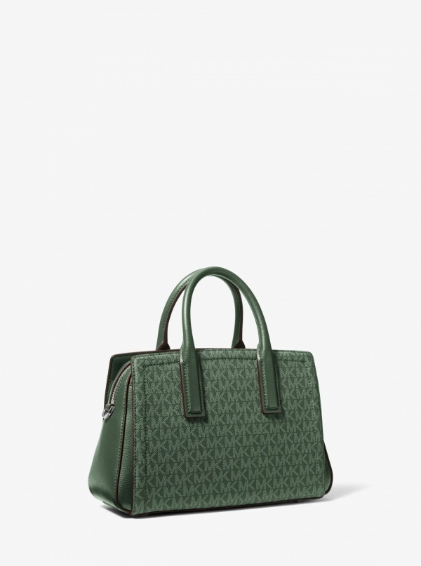 Michael Kors Laila Small Signature Logo Satchel