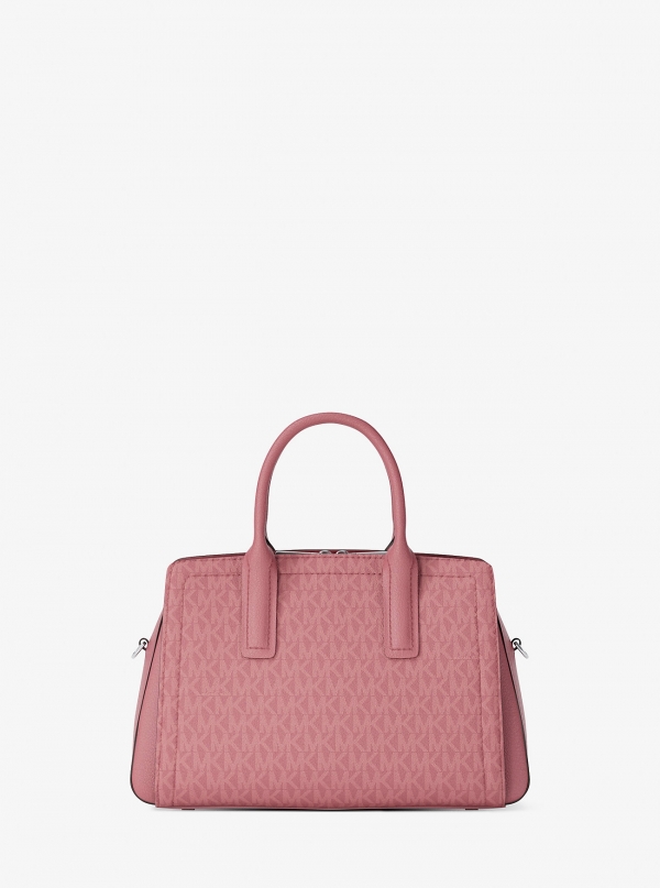 MICHAEL Michael Kors Laila Small Signature Logo Satchel