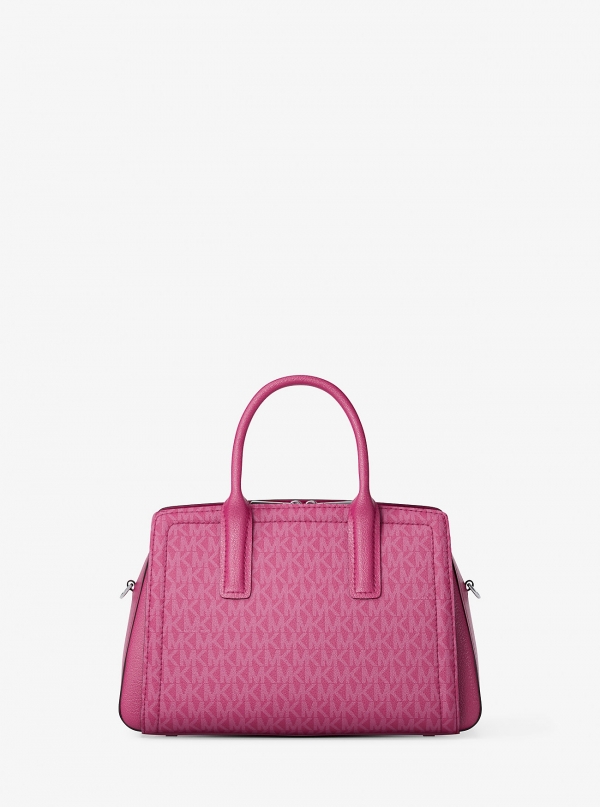 MICHAEL Michael Kors Laila Small Signature Logo Satchel
