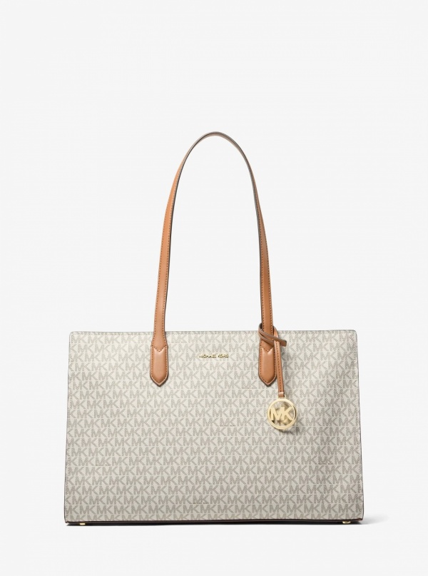 Michael Kors Scarlett Medium Signature Logo Tote Bag