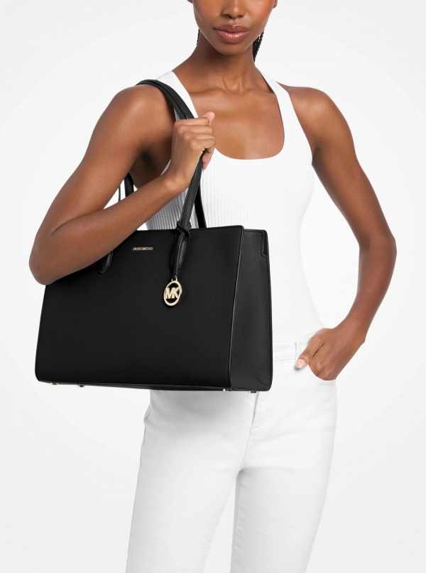 Michael Kors Scarlett Medium Textured Tote Bag