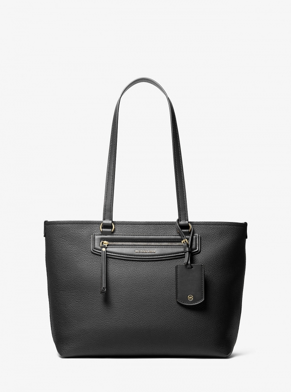 MICHAEL Michael Kors Jet Set Travel Medium Pebbled Leather Tote Bag