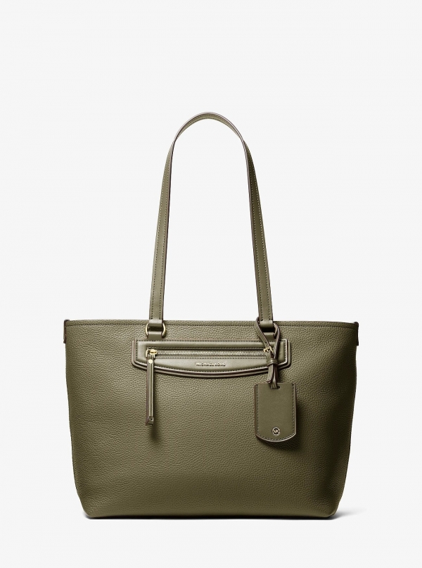 MICHAEL Michael Kors Jet Set Travel Medium Pebbled Leather Tote Bag