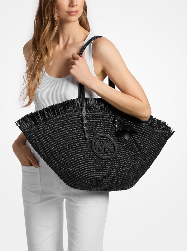 MICHAEL Michael Kors Isa Large Hand-Crocheted Fan Tote Bag