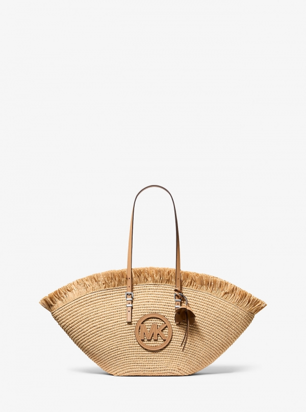 MICHAEL Michael Kors Isa Large Hand-Crocheted Fan Tote Bag