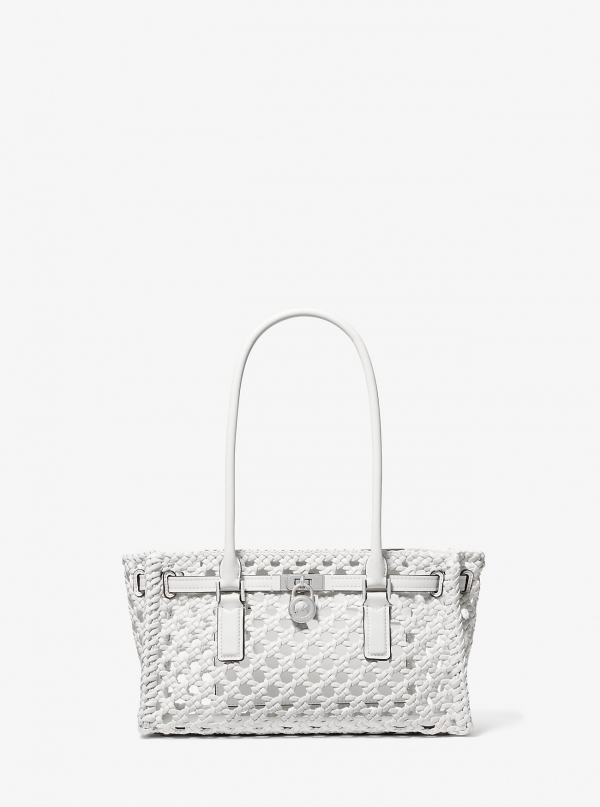 MICHAEL Michael Kors Hamilton Moderne Small Hand-Woven Satchel
