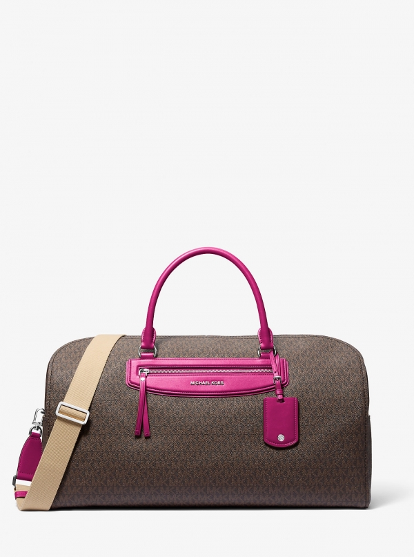 MICHAEL Michael Kors Jet Set Travel Extra-Large Signature Logo Weekender Bag