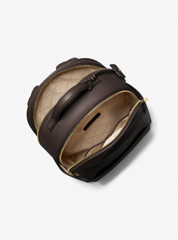 Michael Kors Sable Medium Pebbled Leather Backpack