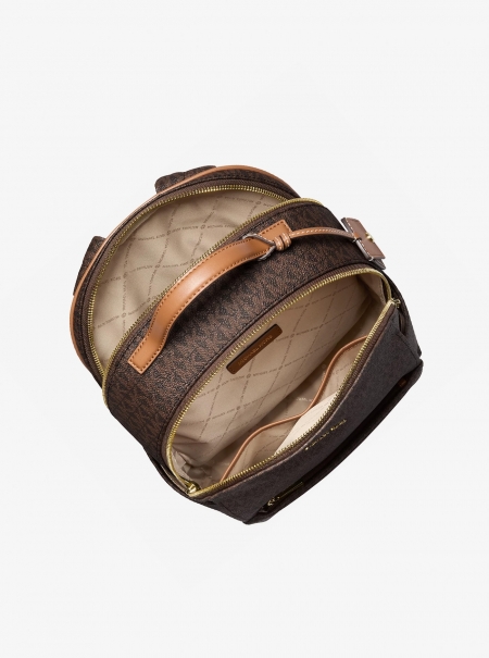 MICHAEL Michael Kors Sable Medium Signature Logo Backpack