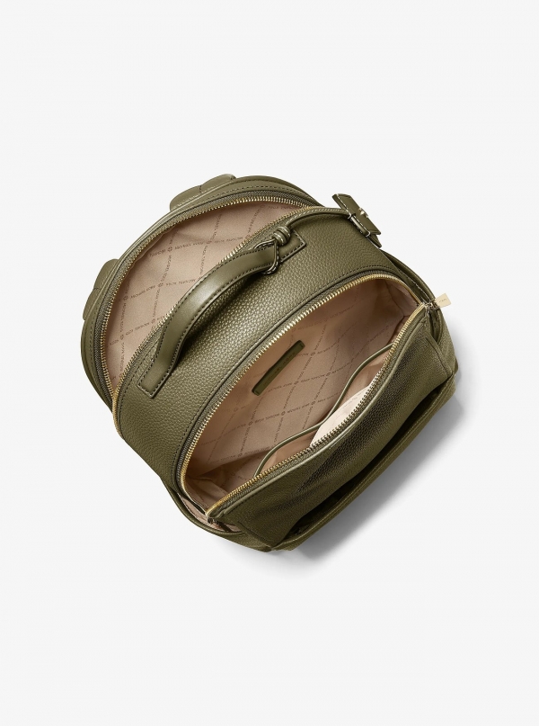 MICHAEL Michael Kors Sable Medium Pebbled Leather Backpack