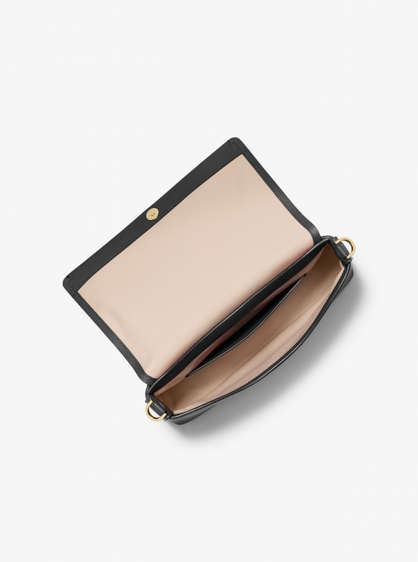 Michael Kors Nessa Large Leather Crossbody Bag