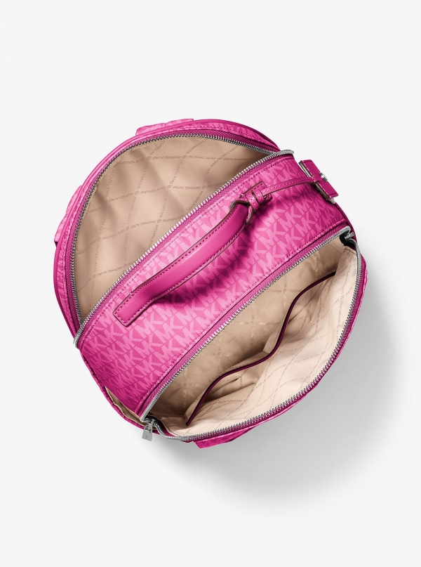MICHAEL Michael Kors Sable Large Printed Signature Logo Backpack