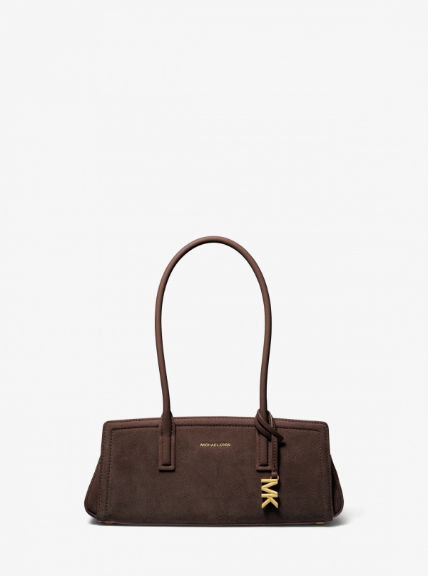 Michael Kors Laila Small Suede Shoulder Bag