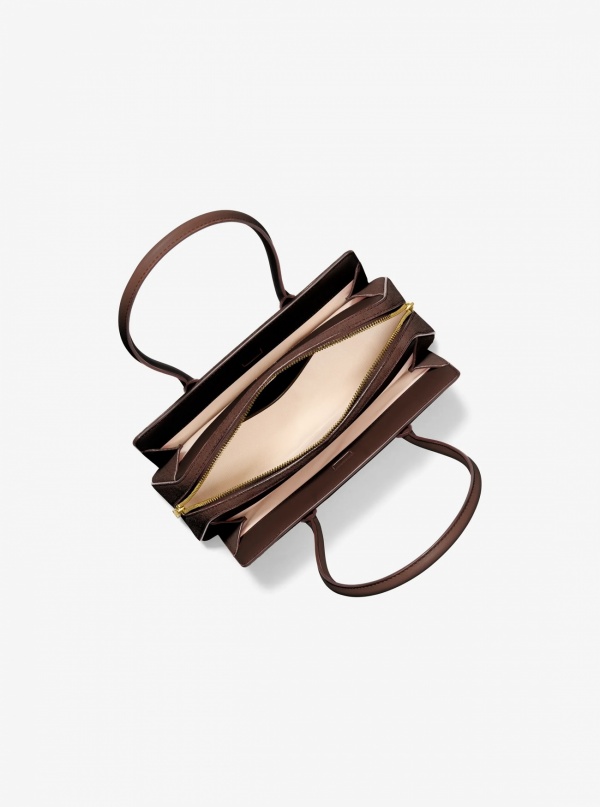 Michael Kors Laila Small Suede Shoulder Bag