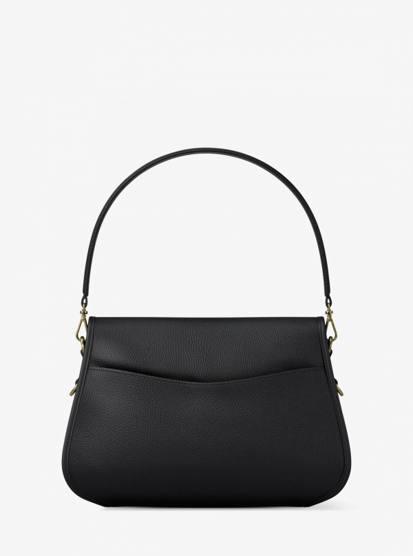 Michael Kors Holmes Medium Pebbled Leather Convertible Messenger Bag