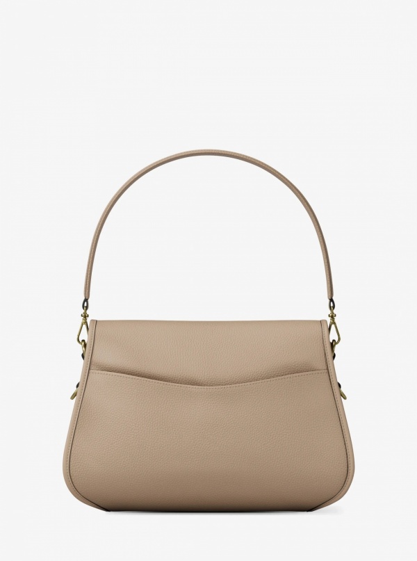Michael Kors Holmes Medium Pebbled Leather Convertible Messenger Bag