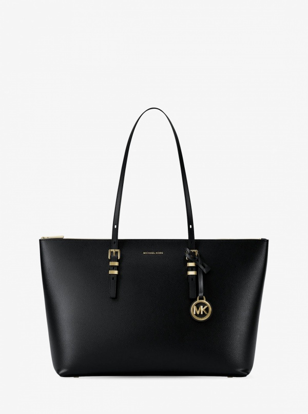 Michael Kors Quinn Large Pebbled Leather Tote Bag