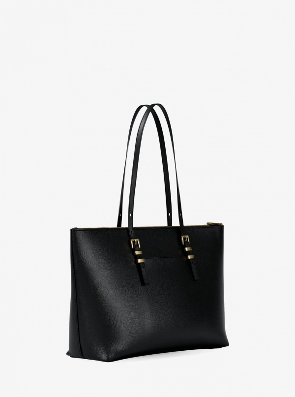 Michael Kors Quinn Large Pebbled Leather Tote Bag