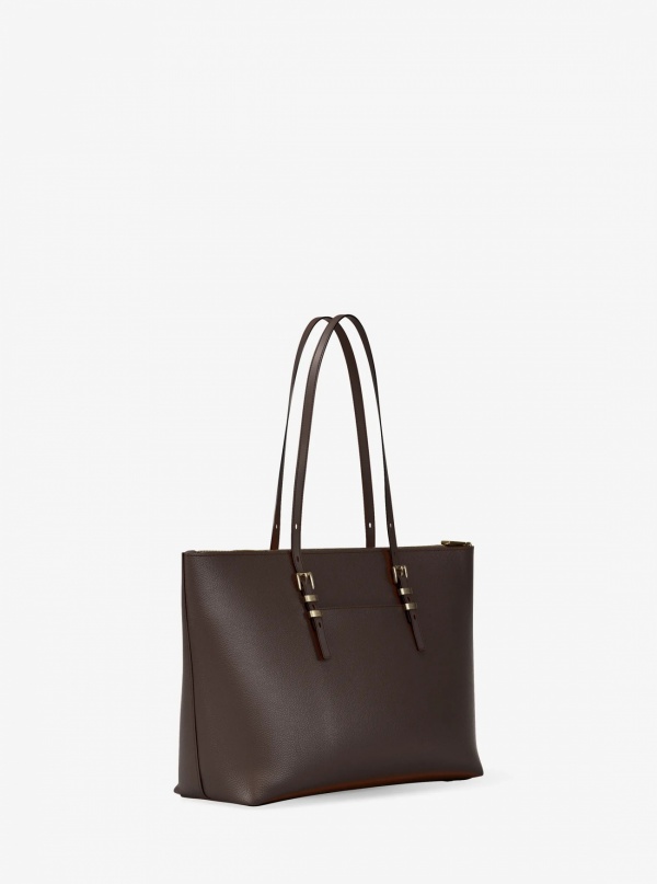 Michael Kors Quinn Large Pebbled Leather Tote Bag