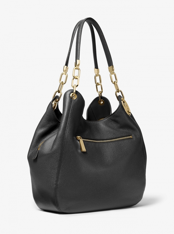MICHAEL Michael Kors Lillie Large Pebbled Leather Shoulder Bag