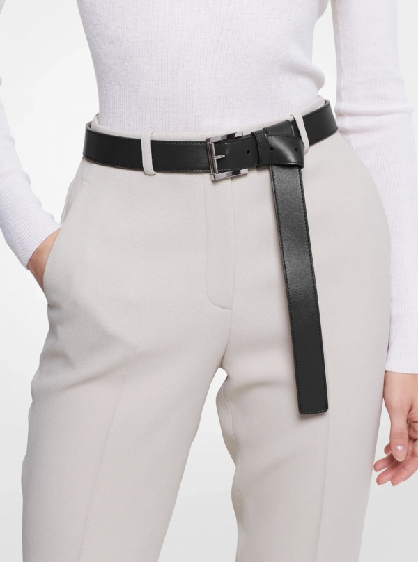 Michael Kors Collection Leather Trouser Belt