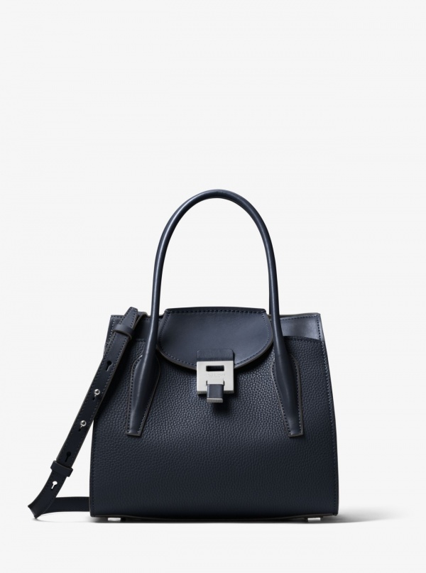 Michael Kors Collection Bancroft Medium Calf Leather Satchel