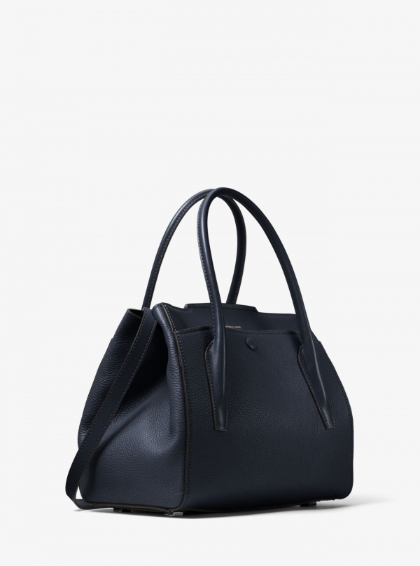 Michael Kors Collection Bancroft Medium Calf Leather Satchel